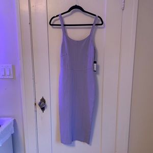 Lavender bodycon dress